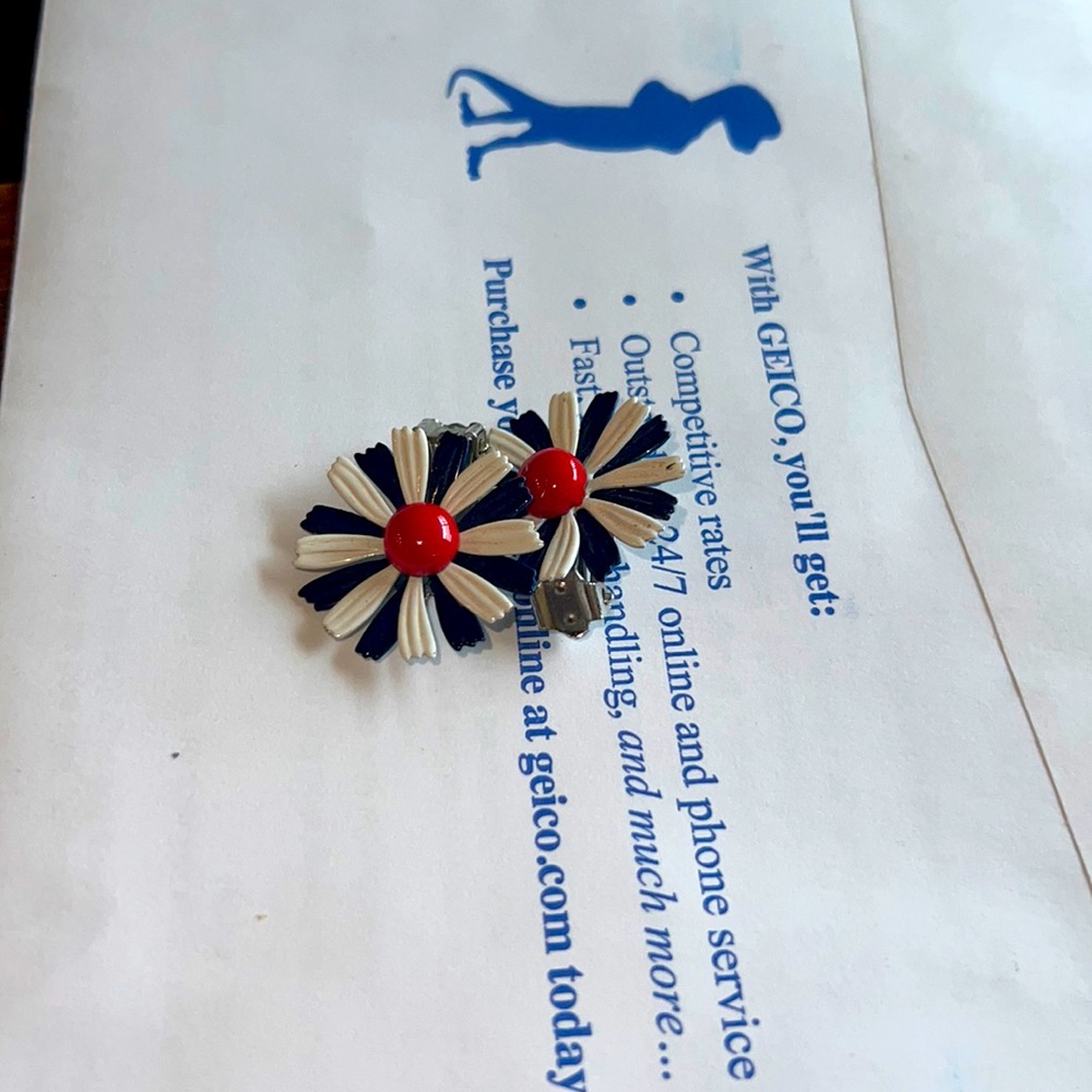 Fun broach earrings. Brand new